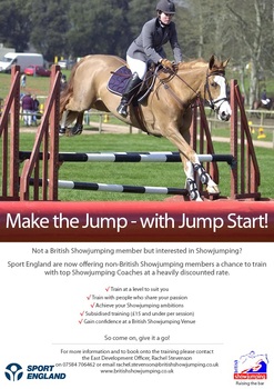 British Showjumping 'Jump Start' training at Brook Farm, Essex with Annette Lewis
